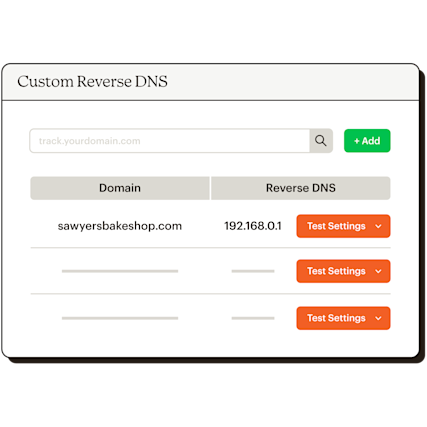 Transactional Email Custom Reverse DNS Mandrill Abstract UI