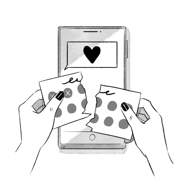 Loyalty card being ripped