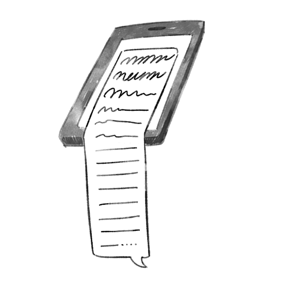 text message on phone