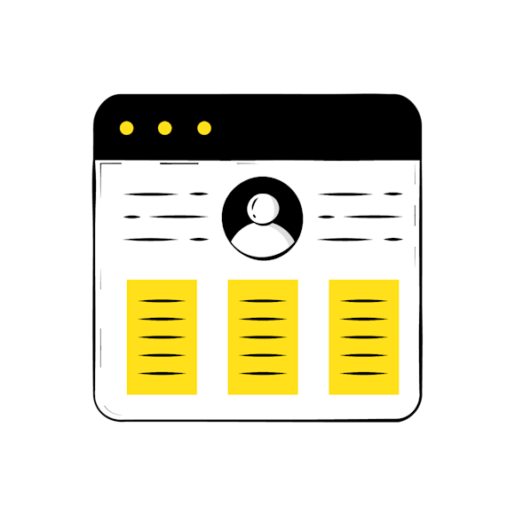 resume website pages