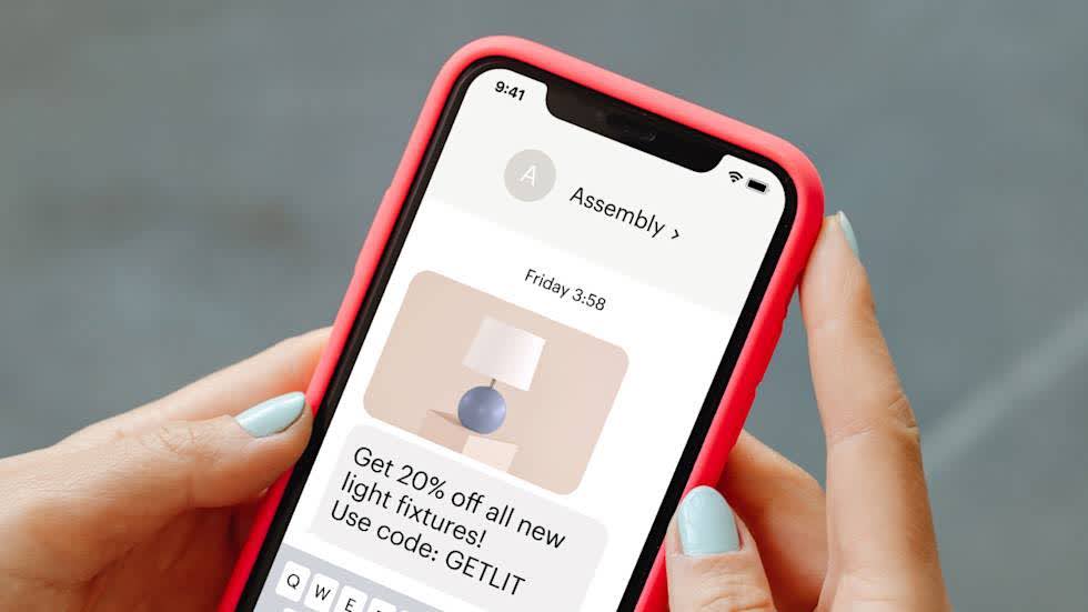 promotional text message