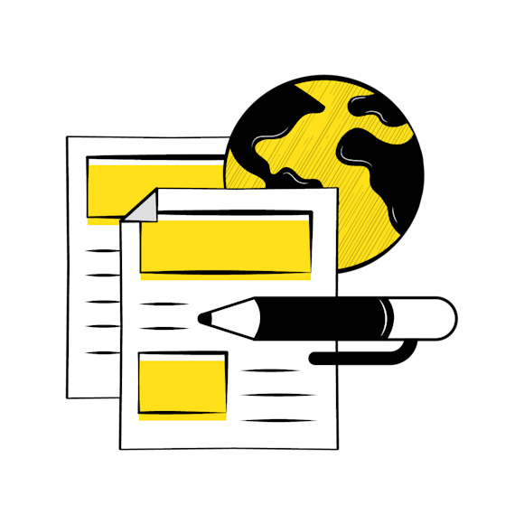write a sales script - Minimalist line drawing of a syringe with yellow highlights against a black circular background