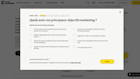 Capture d'écran du sélecteur de plan guidé de Mailchimp