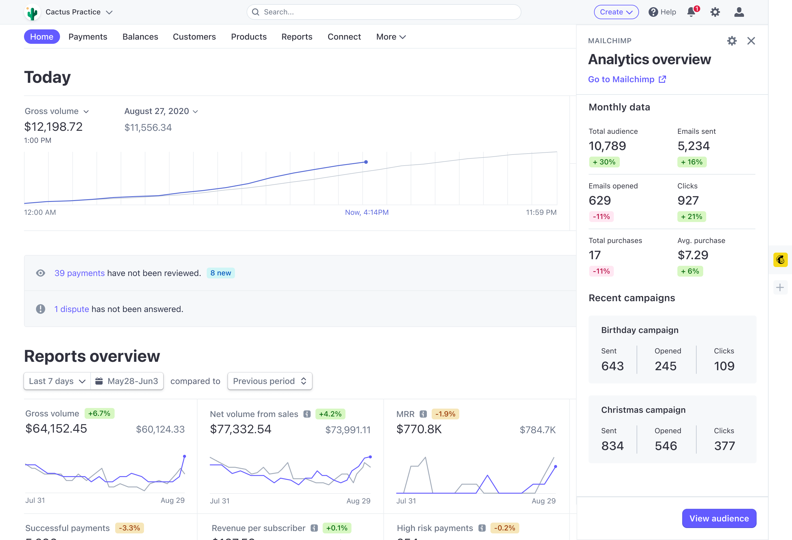 Stripe | Mailchimp