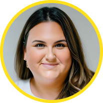Headshot of a woman, Jillian Ryan, content marketing strategist at Intuit Mailchimp