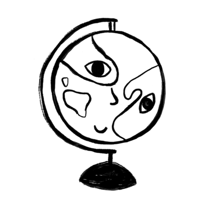 Illustration of globe