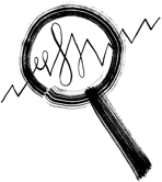 Illustration of a magnifying glass