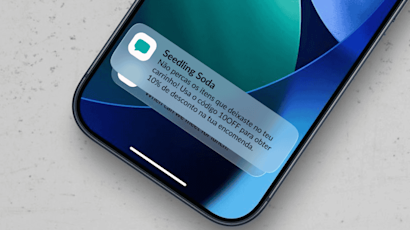 Exemplo de mensagem SMS sazonal do Mailchimp