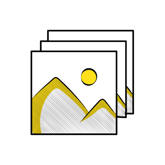 blog topics - illustration of a photo icon 