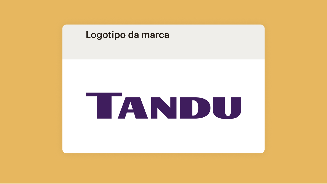 Arquivo do logotipo da marca salvo no Estúdio de Conteúdo do Mailchimp.