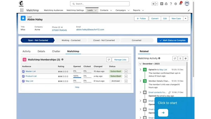 Salesforce Integration by Beaufort 12