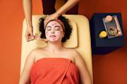 Hotel Guest enjoying a spa treatment