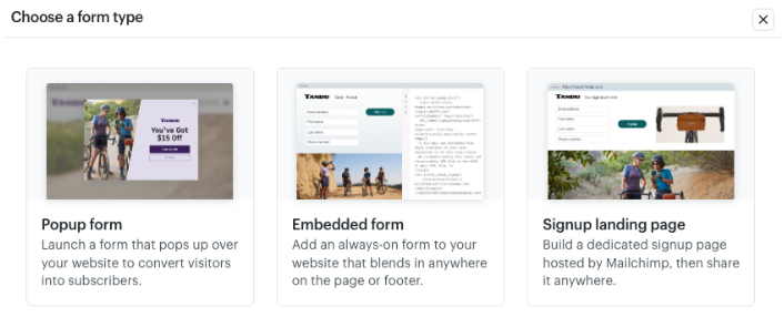 embedded form