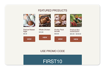Let the Barn2Door team help you create stunning email templates that showcase your Farm's unique brand and personality. From product photos to custom content, we'll make sure your emails leave a lasting impression.