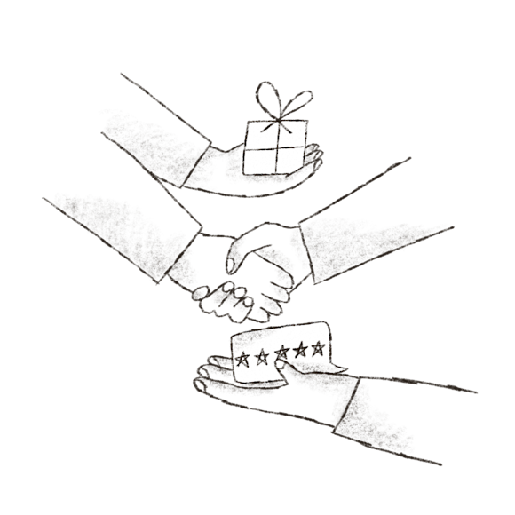 Check to make sure your review platform of choice allows incentivized reviews