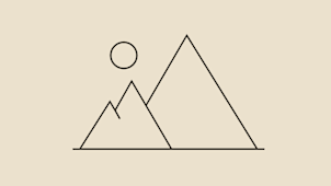 Icon with mountains and a sunrise that represents the agency marketing landscape.