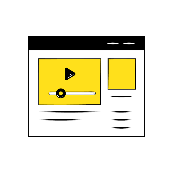 video landing page