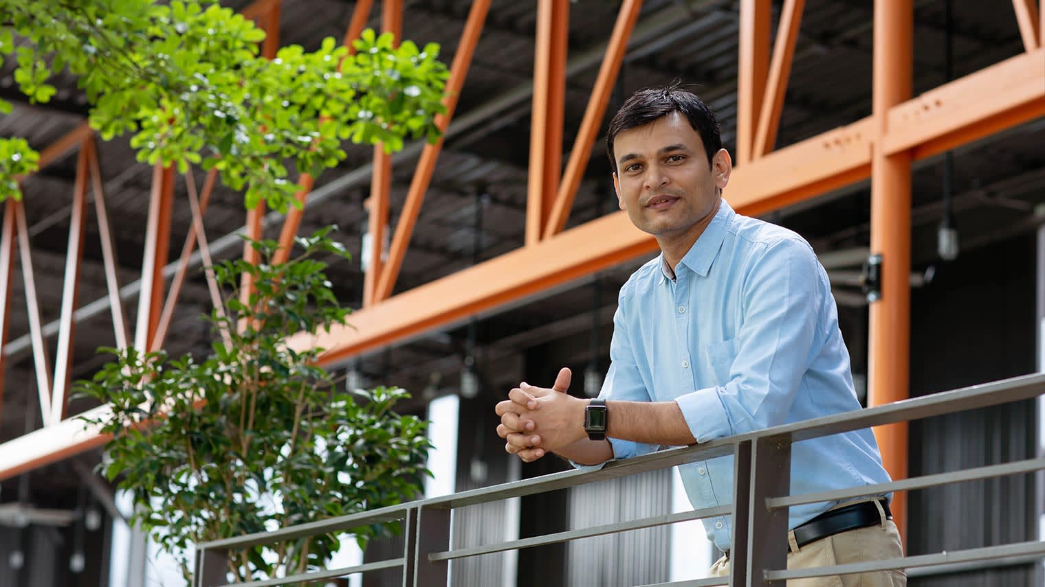 Photo of Dhruv Patel, Managing Director of Redspark Technologies