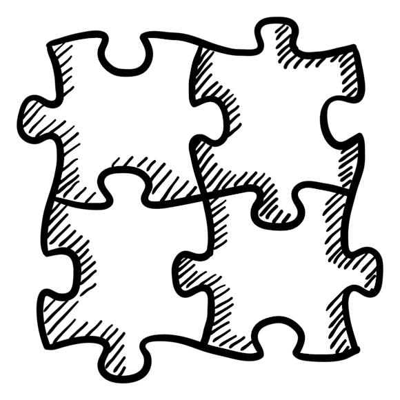 Illustration of puzzle pieces