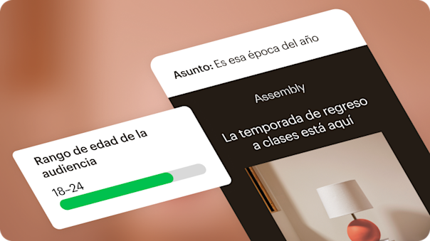 Un ejemplo de un correo electrónico que promociona ofertas de vuelta a clases. Este correo electrónico se personalizó para el público objetivo, en este caso, un rango de edad de 18 a 24 años.