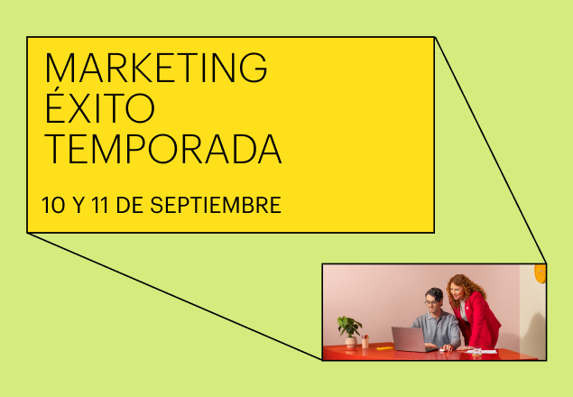 Banner para la temporada de éxito de marketing 2024