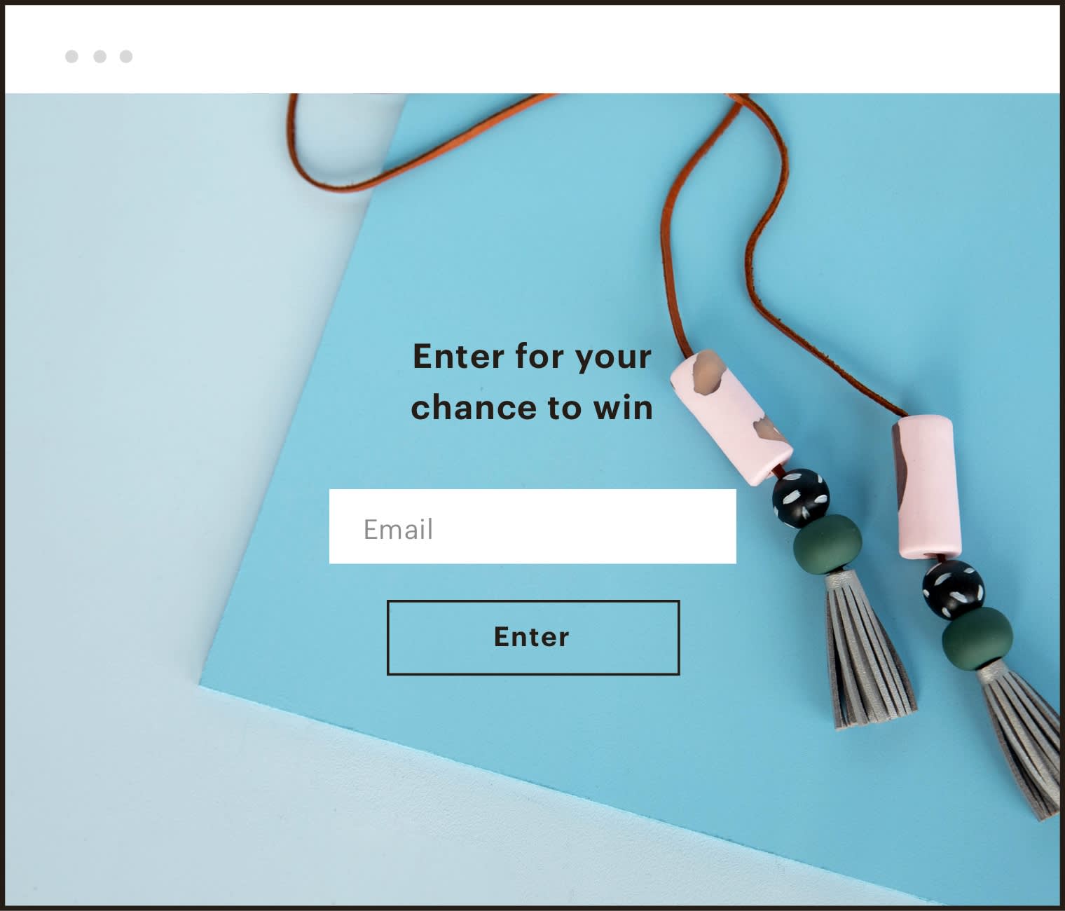Display of a web browser with a form