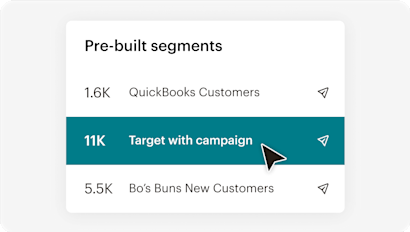 Abstract and simplified illustration representing the Mailchimp Segmentation feature