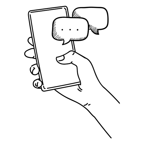 write a strong sms message