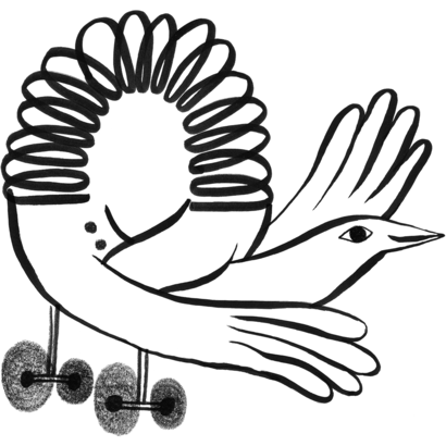 [KB] a bird rolling around