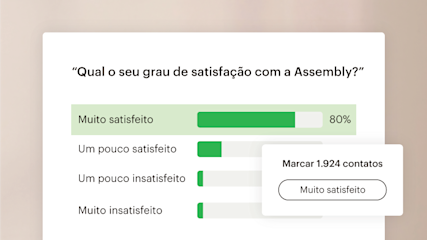 Uma escala de satisfação