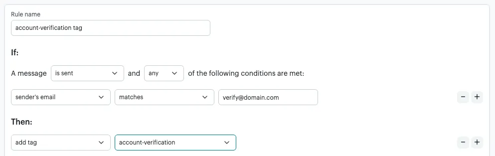 Transactional Rules Engine: Account verification